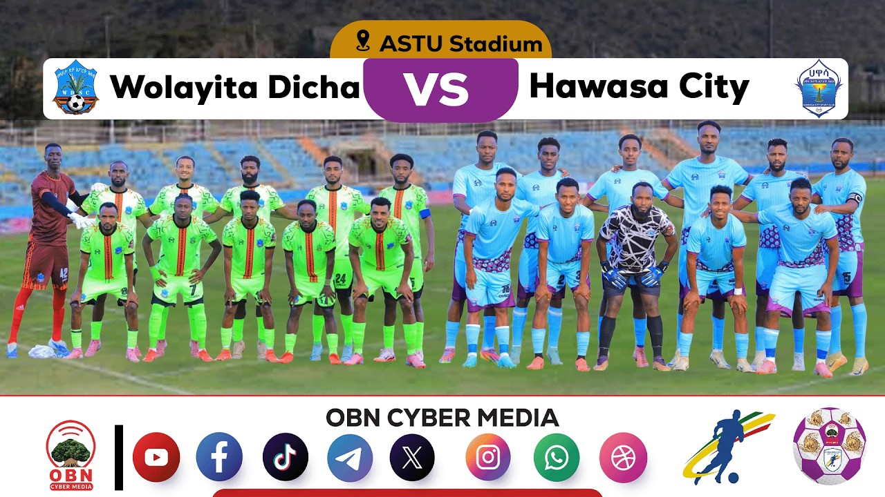 #CBE_Piriimiyeer Liigii Itiyoophiyaa #ሲቢኢ_ኢትዮጵያ ፕሪሚዬር ሊግ  || Wolayita Dicha vs Hawasa City