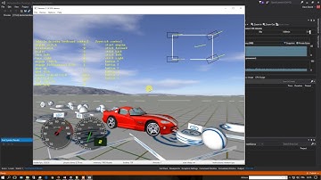 Just testing a new Newton Dynamics dll build, With my current engines.