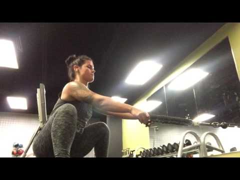 Cable Rope Squat