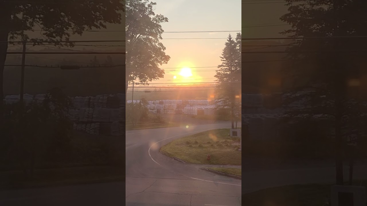 2 suns over Maine. 