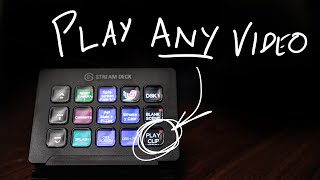 Hack the Streamdeck and OBS to instantly play ANY video on your computer into the Atem Mini Pro screenshot 3