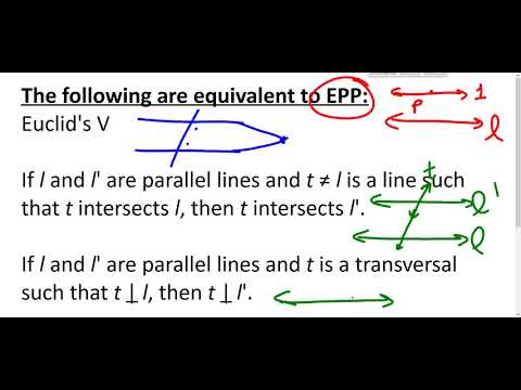 MATH335 Content - Theorems equivalent to EPP