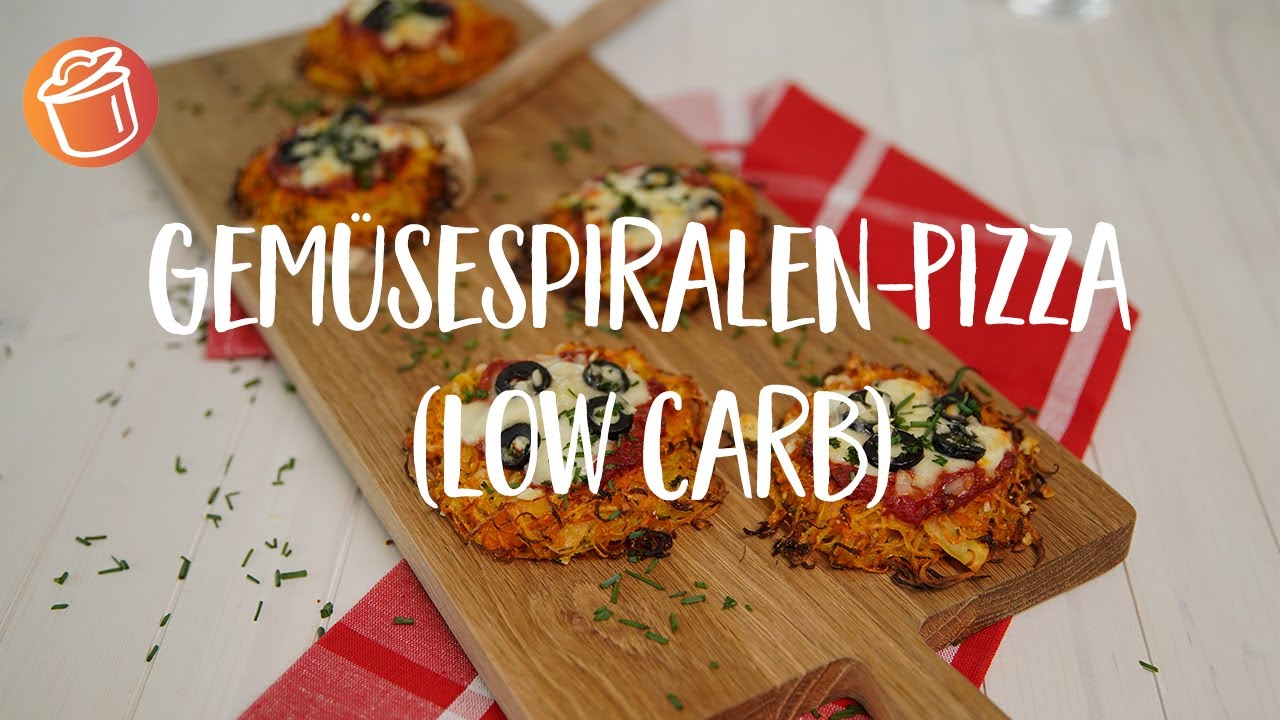 Gemusespiralen Pizza Low Carb Rezept Chochdoch Mit Sarah Youtube 