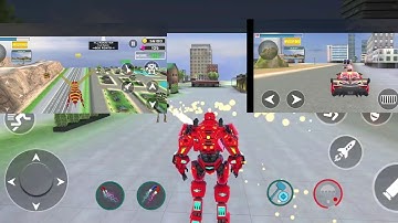Multi Robot Transform Game: Bee Robot Car Games 2022(Robot Game)-Android Gameplay