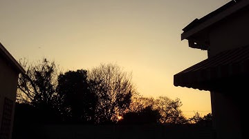 Homemade camera slider - Sunset test.