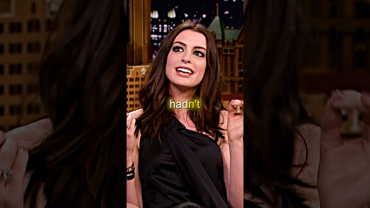 Anne Hathaway Almost K*LLED Her Baby😂 #annehathaway #funny #shorts