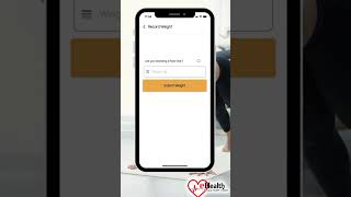 Managing Your Health: Recording Weight with MyHealth App screenshot 1