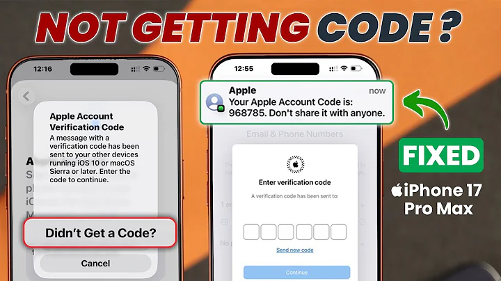 Apple ID Verification Code Not Received on iPhone 17’s | Fix Apple ID 2FA Problem