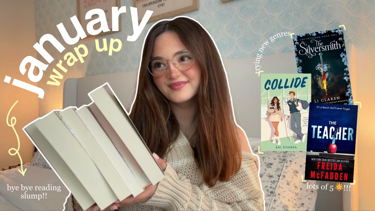 let’s talk about all the BOOKS I READ IN JANUARY 📖🌟 (bye bye 2025 reading slump!!)