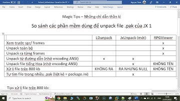 Toàn tập về Pack và Unpack với RPGViewer, LDunpack và JxUnpack (mới)