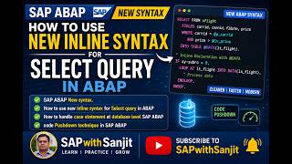 Master New ABAP SELECT Syntax | Inline Declaration, CASE Statement & Code Pushdown. SAP ABAP