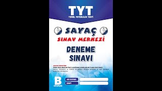 Sayaç Sinav Merkezi̇ 1 Nolu Sayaç Tyt Sinavi Soru Çözümleri̇ 12.04.2022