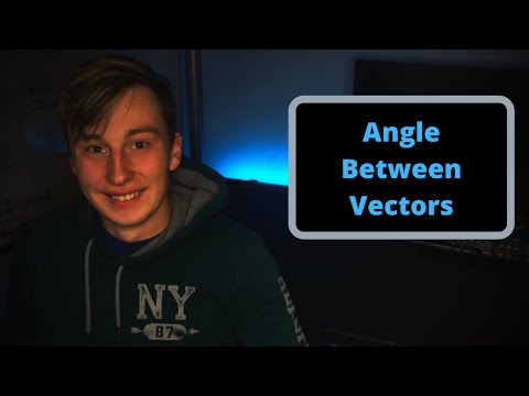 How to Find the Angle Between Two Vectors in 3 Dimensions (Using the Dot Product) || Calculus 3