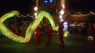 LED Dragon dance 2017 night safari