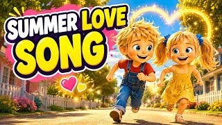 A Summer Love Story Song ☀️ Childhood Friends Grow Up Together | Sweet Kids Song