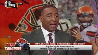 Cris Carter weighs in on the Browns firing Hue Jackson and Todd Haley Oct 30, 2018