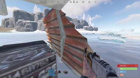 RUST Still not fixed - BUG High external stone wall #rust