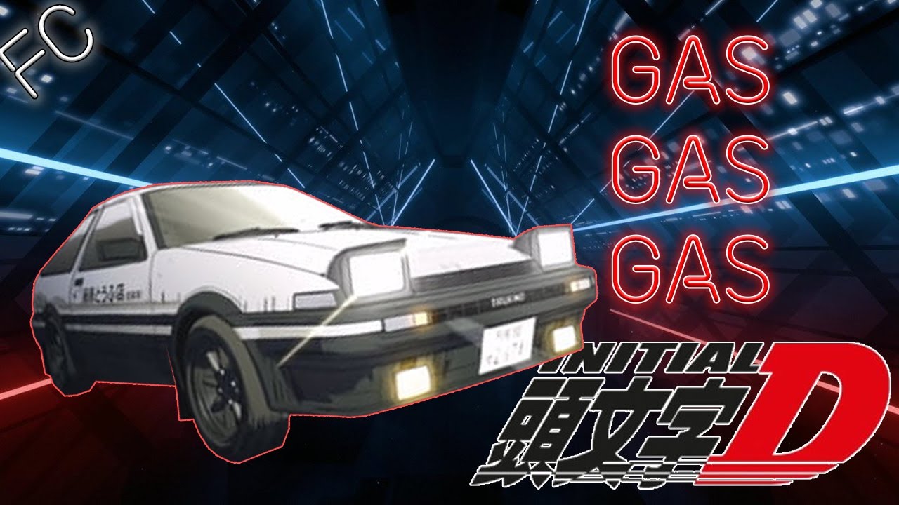 Gas Gas Gas Initial D Beat Saber WALL MAP (FC) YouTube