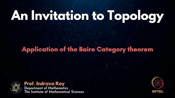 mod09lec55 - Application of the Baire Category theorem