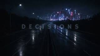 Celebrity Decisions | Cyberpunk Sad Dark Lofi | 3AM Rain Drive Wealth
