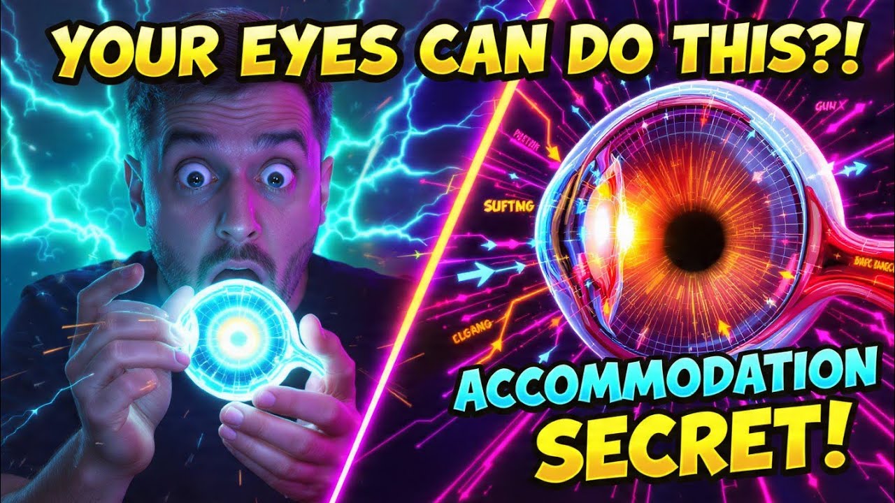 Power Of Accommodation | How Eyes Adjust | Human Eye | Focal Length | Science | Class 10th | Biology