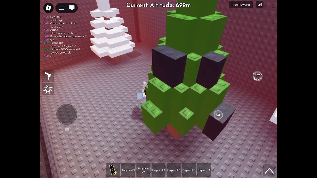 Getting the snowflake ladder in steep steps