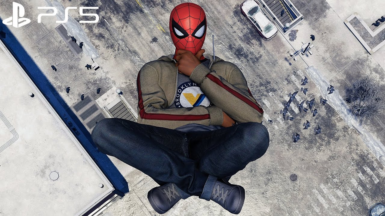 SpiderMan Miles Morales PS5 Spider Training Suit Free Roam Gameplay