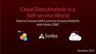 How to connect Lumira to Redshift