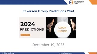 2024 Predictions - Eckerson Group Webinar