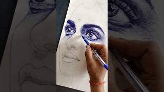 Download Lagu Realistic Pen Portrait Drawing ✍🏻/@SeemaSinghart #penportrait #shortvideos MP3