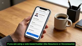 How to Write A Professional CV in Mobile screenshot 4
