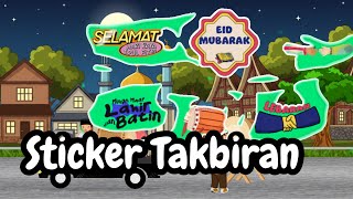 Stiker WhatsApp takbiran ll Video sticker Takbiran 2026