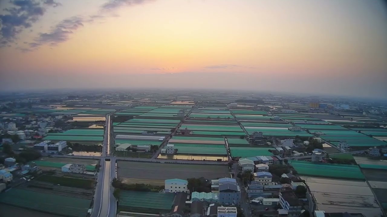 春節 大年初一  夕陽色彩，我老家雲林縣二崙鄉田尾村，P7 MAX 攝