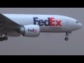 Heavy Crosswind !! Landing B777-200F Fedex at Narita