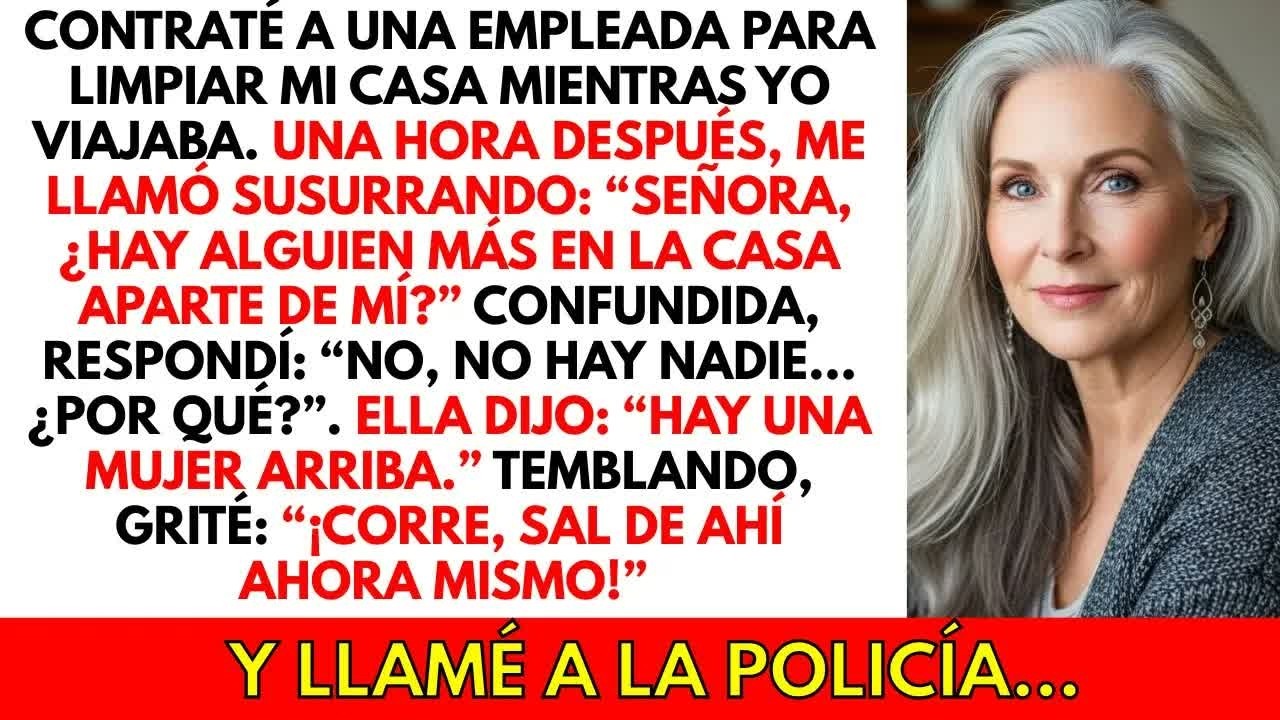 Contraté a una empleada cuando me fui de viaje. Me llamó asustada： “Hay alguien más en tu casa＂
