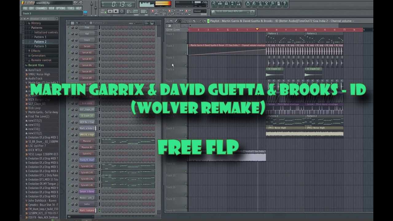 Martin Garrix & David Guetta & Brooks - Like I Do (Wolver Remake) FREE FLP