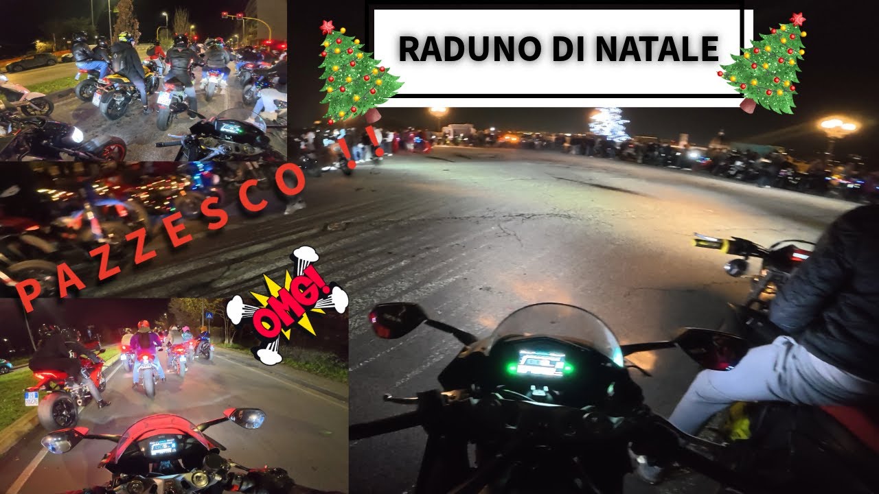 🎄🏍️ Raduno di Natale a Firenze + giro in moto | spettacolo puro! @i.gabs_