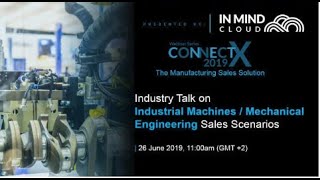 2019 Webinar Series CONNECT X - Industrial Machines / Mechanical Engineering - In Mind Cloud