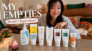 Winter Skincare Empties Review 2026 | Best Cleansers & Face Masks Worth Repurchasing