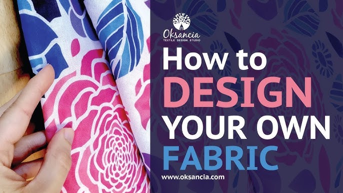 Design and Print Your Own Fabric Step by Step Tutorial | Sew Anastasia - YouTube