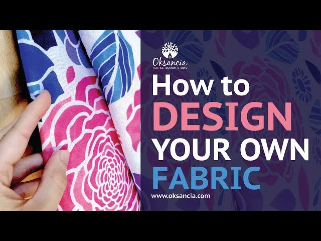 How to design your own fabric. Step-by-step fabric design tutorial