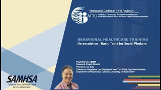 ATTC - De escalation   Basic Tools for Social Workers