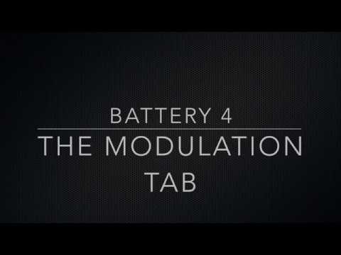 Battery 4 Controls: The Modulation Tab