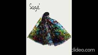"sage" Cotton Tie & Dye Stole........
