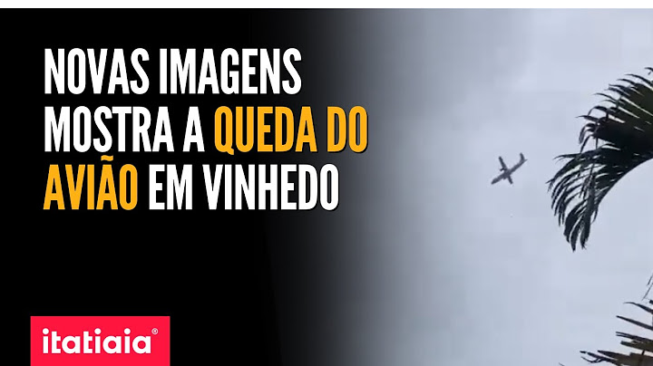 NOVAS IMAGENS MOSTRAM A QUEDA DO AVIÃO EM VINHEDOS