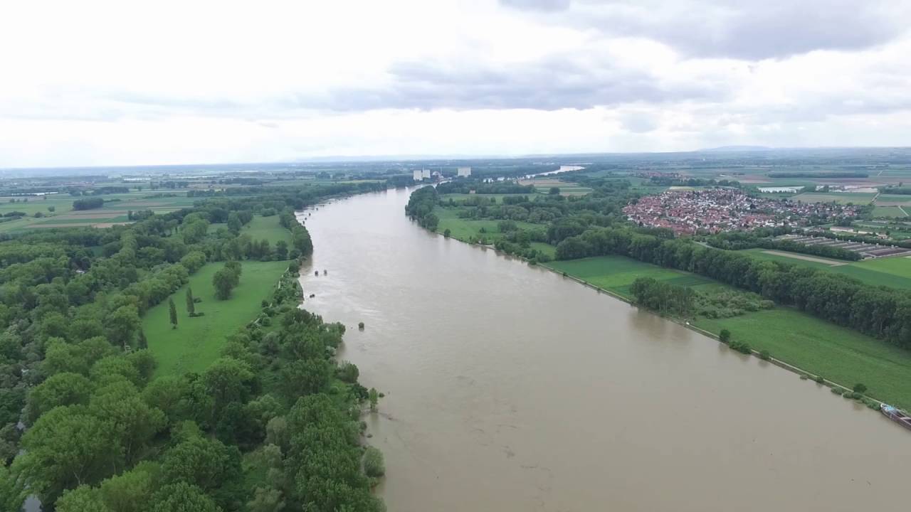 Schöner Ausblick am Rhein mit dem Phantom 3