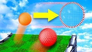 Impossible MOVING Hole In One Trickshot! - Golf It