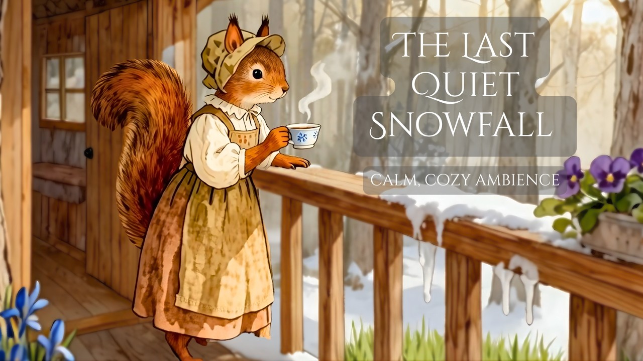 The Last Quiet Snowfall | ❄️ Cozy Forest Ambience for Slow Living