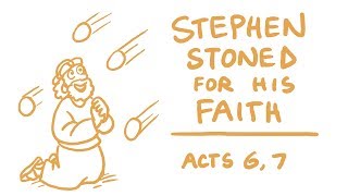 Stephen Stoned for His Faith Bible Animation (Acts 6-7)