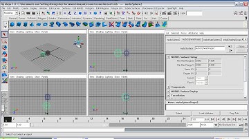 MAYA 7 Unlimited - Training 1a - Panels and Navigation
